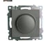 Выключатель диммирующий STEKKER triac (механизм) 250в, 500w, серия катрин, графит, gls10-7106-06 49413 4