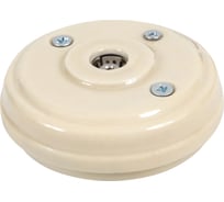 TV розетка МЕЗОНИНЪ оконечная, цвет - слоновая кость, БЕЗ КОЛЬЦА GE70321-02k