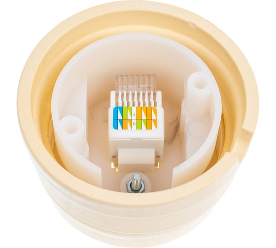 Розетка МЕЗОНИНЪ компьютерная RJ45, цвет - слоновая кость GE70341-02