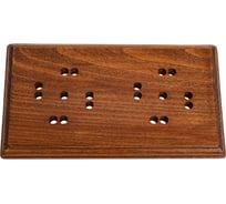 Подложка МЕЗОНИНЪ двухместная "Престиж", цвет - темный дуб GE70717-26