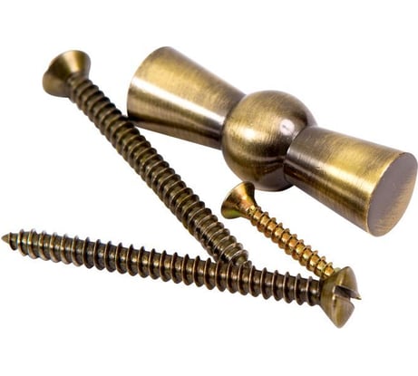 Ручка МЕЗОНИНЪ для выключателя в комплекте с саморезами, цвет - темная бронза GE30001-38