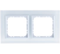 Рамка Ospel Sonata 2-ая, белое стекло, R-2RGC/31/00