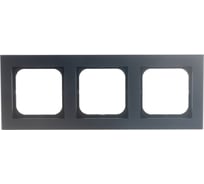 Рамка Ospel Sonata 3-ая, черный металлик R-3R/33