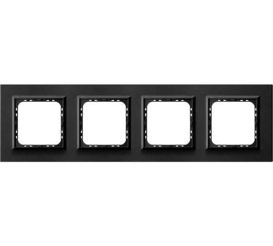 Рамка Ospel Sonata 4-ая, тертый антрацит R-4RAC/64/25 1