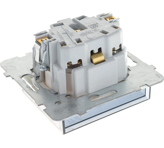 Розетка Ospel Sonata 1-ая с/з IP44, с крышкой, Schuko, без рамки, бежевый GPH-1RS/m/27/d