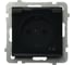 Розетка Ospel Sonata 1-ая с/з, IP44, с крышкой, Schuko, без рамки, черный металлик GPH-1RS/m/33/d 1