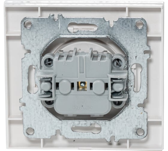 Розетка Arvia Electric без заземления белый цвет 20011000215