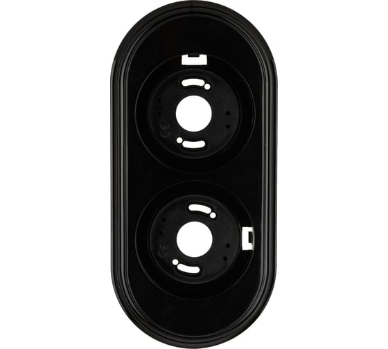 Рамка TDM ELECTRIC 2-х постовая, черная «Виви» SQ1820-1290 1