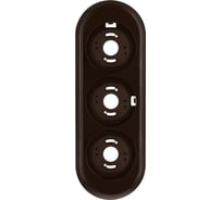 Рамка TDM ELECTRIC 3-х постовая, коричневая «Виви» SQ1820-1491