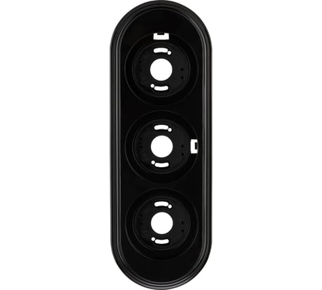 Рамка TDM ELECTRIC 3-х постовая, черная «Виви» SQ1820-1291