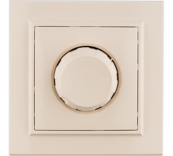 Светорегулятор EKF Минск, СП, 600W, 220В, бежевый ERD06-101-20 1