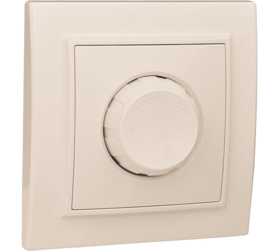 Светорегулятор EKF Минск, СП, 600W, 220В, бежевый ERD06-101-20