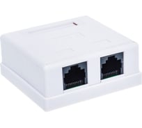 Компьютерная розетка SUPRLAN 8P8C /RJ-45/, UTP, Cat.6, 2 порта 10-0310 16261823