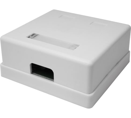 Компьютерная розетка SUPRLAN 8P8C /RJ-45/, UTP, Cat.5e, 2 порта 10-0309