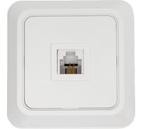 Розетка телефонная ARTSUN BASIC SO PH-1-W
