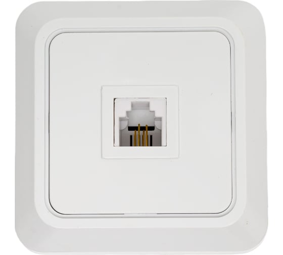 Розетка телефонная ARTSUN BASIC SO PH-1-W