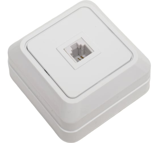 Розетка телефонная ARTSUN BASIC SO PH-1-W