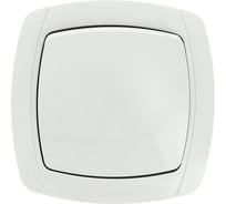 Выключатель 1-клавишный 10А белый Simple SQ Париж EKF ESV10-021-10