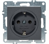 Розетка с заземлением Arvia Electric двмчатый цвет 50042000217