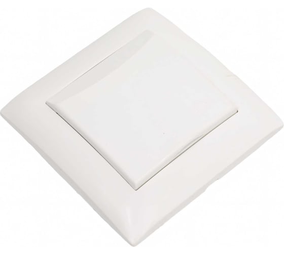 Розетка ARTSUN одинарная с крышкой (встраиваемая) STANDART SO 16-1EC-W(C )