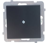 Заглушка без рамки Ospel Sonata черный металлик Z-1R/m/33