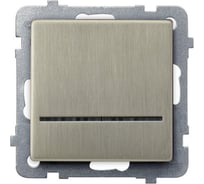 Выключатель Ospel Sonata, 1-клавишный, без рамки, медь LP-1RMS/m/44