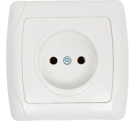 Розетка без заземления ARTSUN (встраиваемая) (PC-поликарбонат) OPTIMAL SO 10-1-W