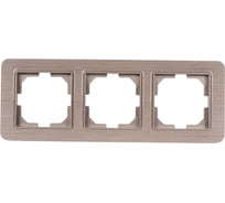 Рамка Arvia Electric LAVIN тройная, цвет медный 21284000023