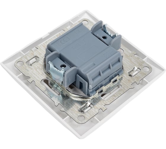 Выключатель двухклавишный ARTSUN встраиваемый STANDART SW 10-2-W