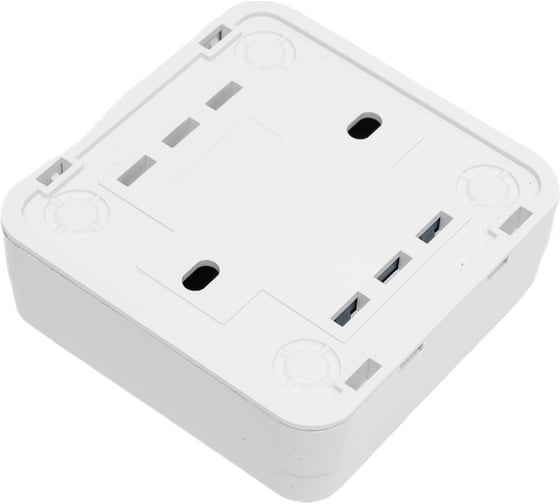 Выключатель двухклавишный ARTSUN накладной BASIC SW 10-2-W