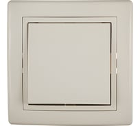 Выключатель 1-клавишный Aling-conel PRESTIGE двухполюсный 10AX 250V кремовый (арт. ) 6052.99