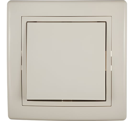 Выключатель 1-клавишный Aling-conel PRESTIGE двухполюсный 10AX 250V кремовый (арт. ) 6052.99 1