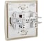 Выключатель 1-клавишный Aling-conel PRESTIGE двухполюсный 10AX 250V кремовый (арт. ) 6052.99 3