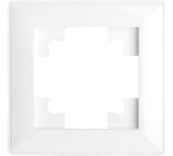 Рамка STEKKER PFR00-7001-01 1-местная, серия Катрин, белый, 39792 1