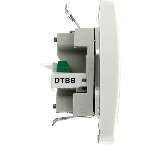 Розетка EKF Париж, RJ-45+Phone, 1A, 120В, белая, Simple SQ ESK01-135-10