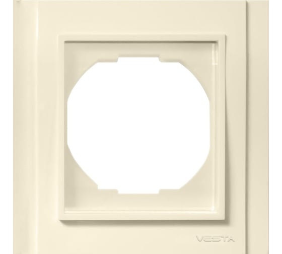 Рамка 1-местная Vesta Electric Verona Cream FRM020101MLK 1
