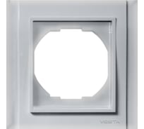 Рамка 1-местная Vesta Electric Verona Silver FRM020101SRM