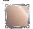 Переключатель 1-клавишный (механизм) STEKKER gls10-7110-02, 250v, 10а, серия катрин, шампань, 49179 9