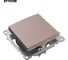 Переключатель 1-клавишный (механизм) STEKKER gls10-7110-02, 250v, 10а, серия катрин, шампань, 49179 11