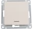 1-клавишный выключатель с подсветкой Systeme Electric (Schneider Electric) ATLASDESIGN сх.1а, 10АХ, бежевый ATN000213 1