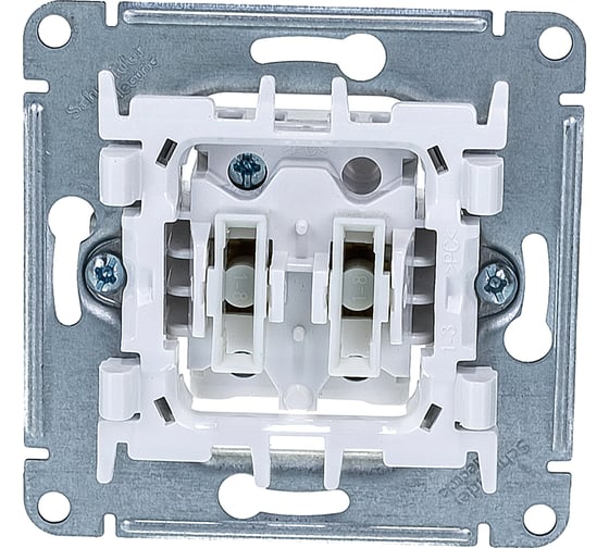 2-клавишный выключатель Systeme Electric ATLASDESIGN 10АХ, БЕЖЕВЫЙ ATN000251