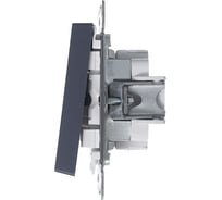 2-клавишный выключатель Systeme Electric (Schneider Electric) ATLASDESIGN сх.5, 10АХ,, ГРИФЕЛЬ ATN000751