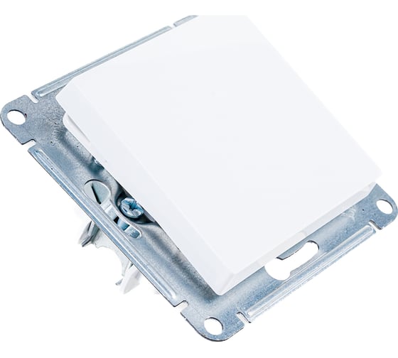 1-клавишный переключатель Systeme Electric ATLASDESIGN AQUA IP44, 10АХ, БЕЛЫЙ ATN440161