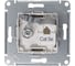 Розетка Systeme Electric (Schneider Electric) Atlasdesign двойная комп+ТВ, RJ45+TV, кат.5E, алюминий ATN000389 4
