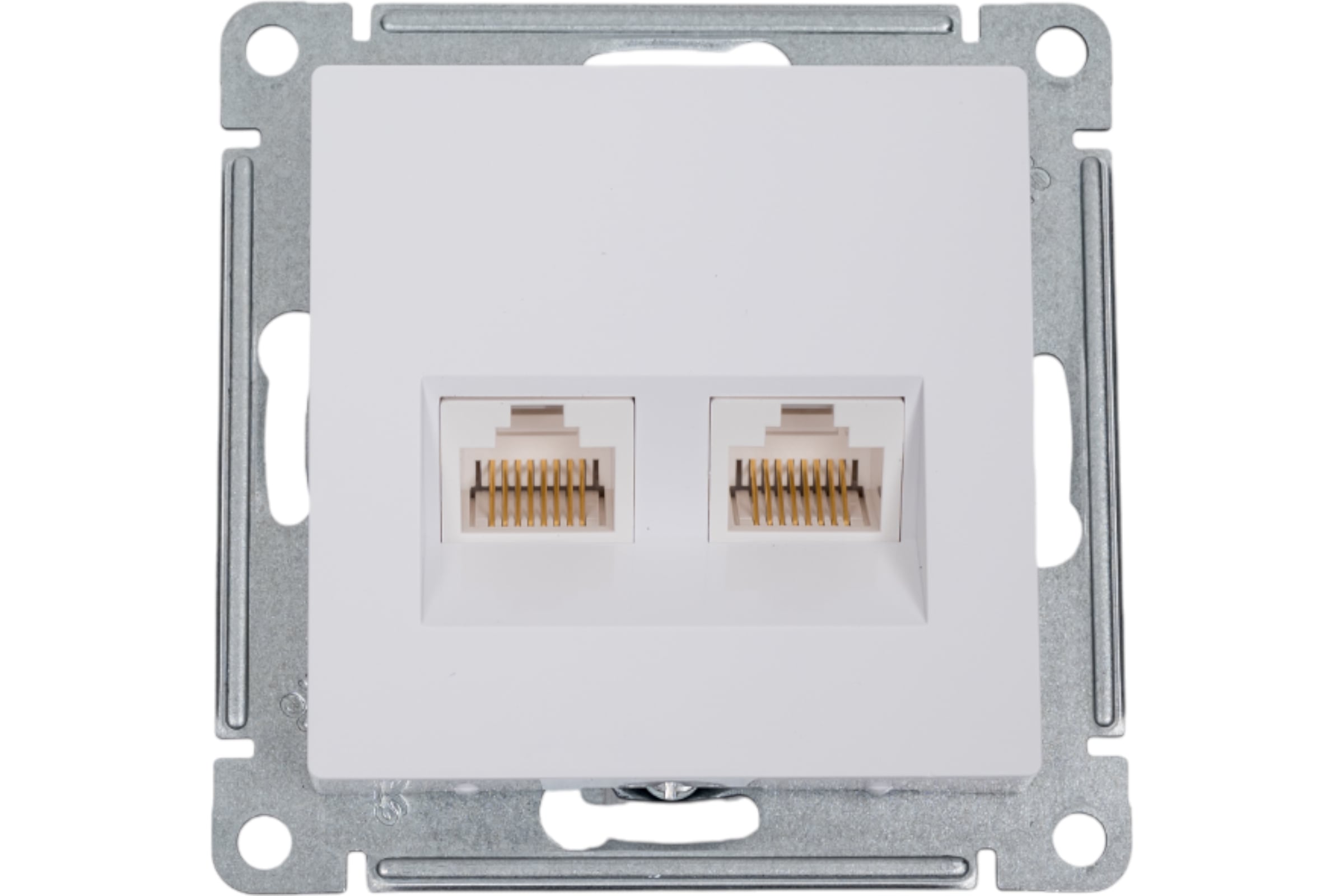 РозеткадвойнаякомпьютернаяSystemeElectric(SchneiderElectric)ATLASDESIGNRJ45+RJ45,кат.5E,,БЕЛЫЙATN000185