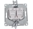 Розетка двойная компьютерная Systeme Electric (Schneider Electric) ATLASDESIGN RJ45+RJ45, кат.5E,, БЕЛЫЙ ATN000185 3