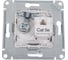 Двойная компьютерная+ТВ розетка Systeme Electric ATLASDESIGN RJ45+TV, категория 5E, ЖЕМЧУГ ATN000489 3