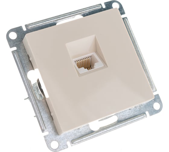 Компьютерная розетка Systeme Electric ATLASDESIGN RJ45, БЕЖЕВЫЙ ATN000283
