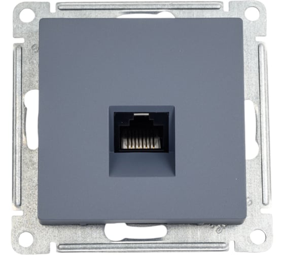 Розетка компьютерная Systeme Electric (Schneider Electric) ATLASDESIGN RJ45, ГРИФЕЛЬ ATN000783 1