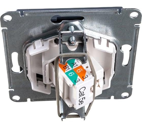 Компьютерная розетка Systeme Electric ATLASDESIGN RJ45, ГРИФЕЛЬ ATN000783